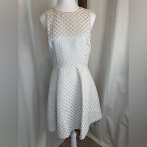 Ann Taylor Elegant Cream/ Ivory / Off-White  Sleeveless Dress size 2